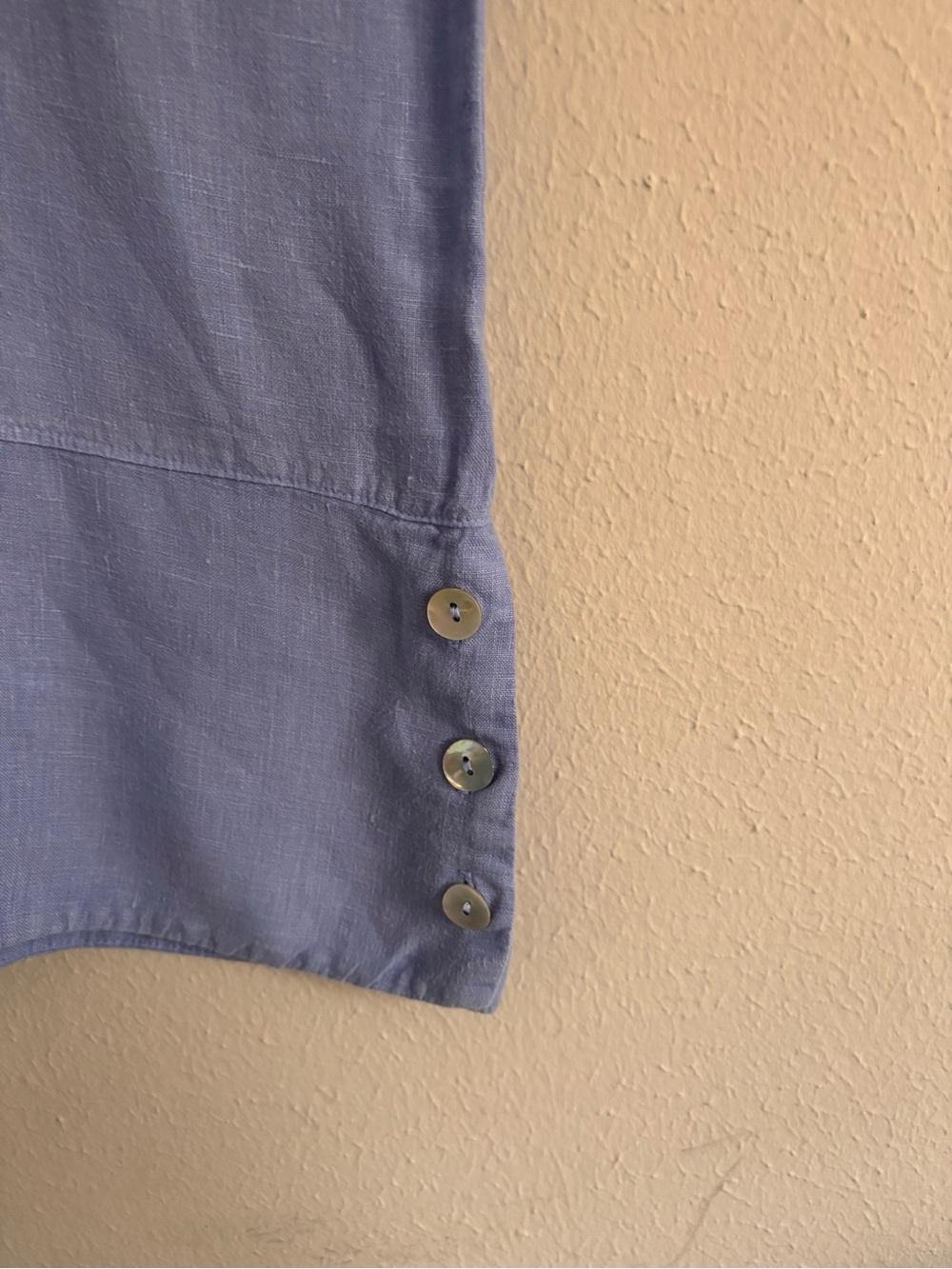 bryn Walker Periwinkle Linen Long Sleeve Top XL - Picture 6 of 9
